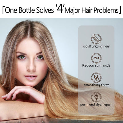 Leavehin Repair Hair Mask, Repair Dry And Frizzy Hair Smooth Smooth Anti-Loss Hair Care Hair Mask - Korvel