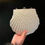Sac à bandoulière élégant en forme de coquillage pour femmes