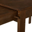 TOPMAX 65 "5-piece set with wheels and expandable dining table set 17.7" pull-out side table and small dining chair Brown - Korvel
