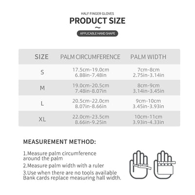 Premium Fitness Gloves with Microfiber Anti-Slip Design