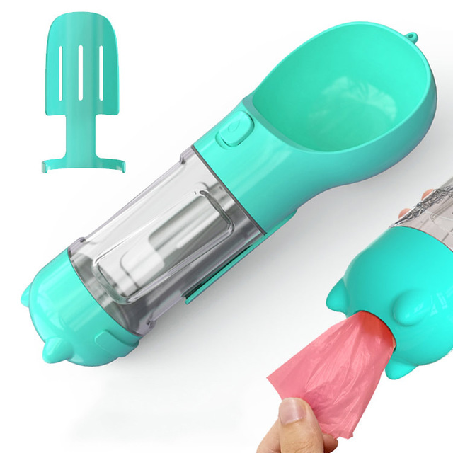 Botella de Agua Multi-Funcional para Mascotas