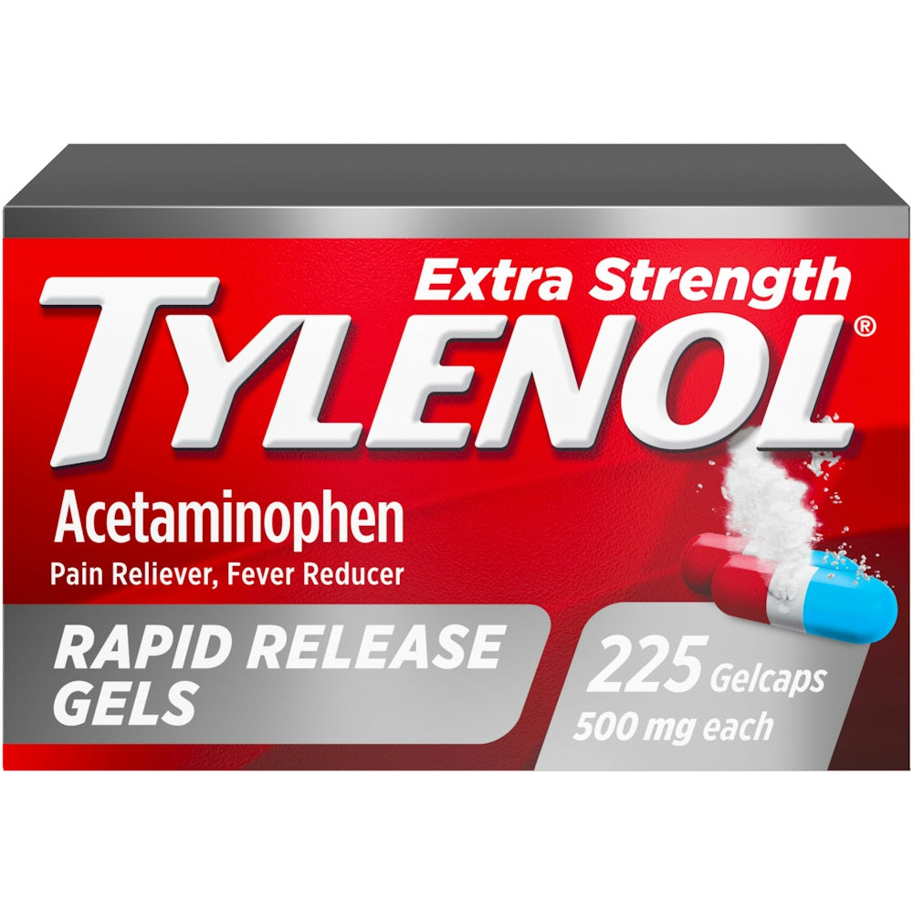 Tylenol Extra Strength Rapid Release Gelcaps - 500 Mg, 225 Count