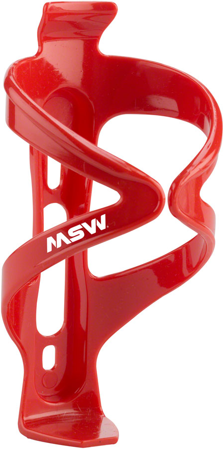MSW PC-150 Composite Water Bottle Cage - Red