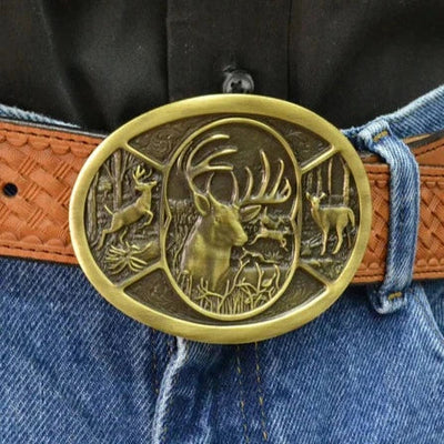 Majestic Deer Buckle - A Touch of Wilderness - Korvel