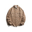 Japanese Retro Striped Long Sleeve Shirt for All