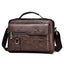 Sac messager pour homme premium - Sac bandoulière en PU cuir élégant
