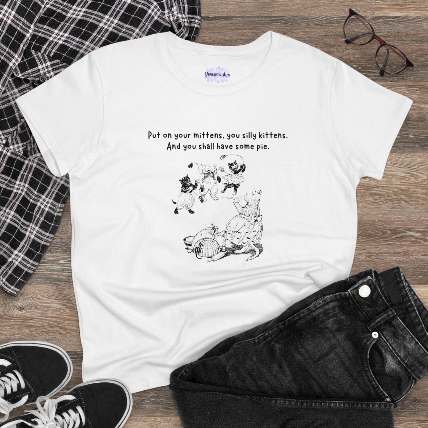 Charming Kittens Women's Cozy Cotton Tee