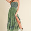 Ditsy Floral Ruffled Hem Maxi Cami Dress for Women