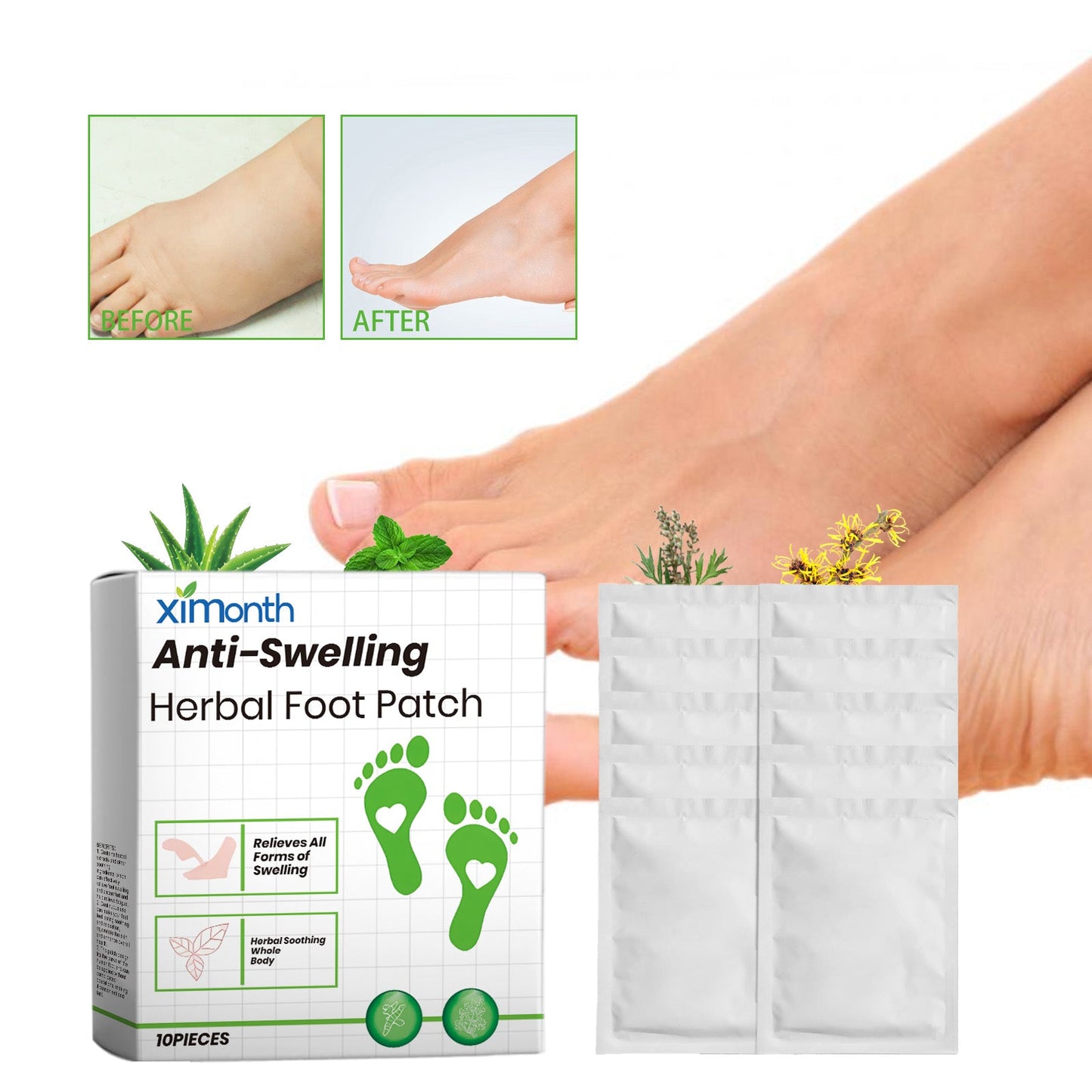 Herbal Foot Patch for Relaxation and Comfort
