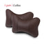 Luxury Linen Car Headrest Pillow - Unisex Neck Rest Cushion