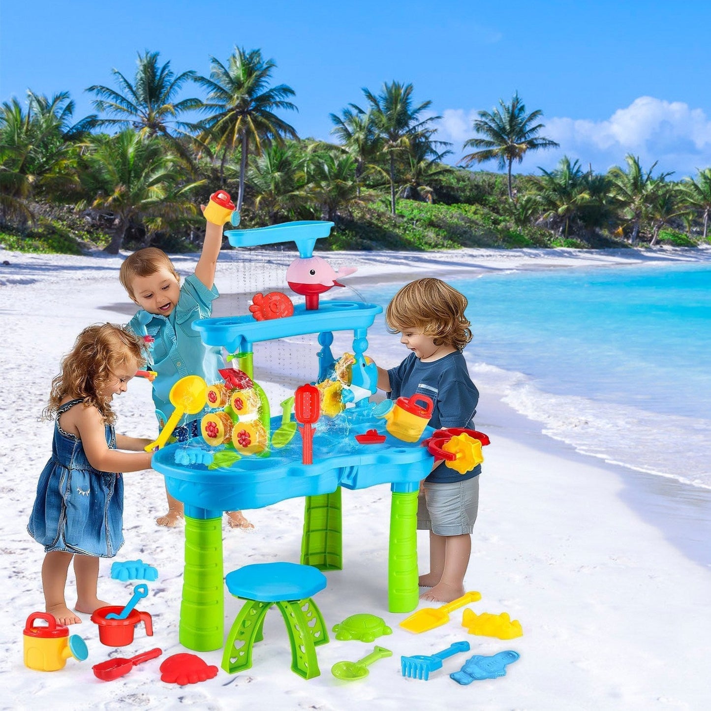 Table d'eau et de sable GBruno pour enfants