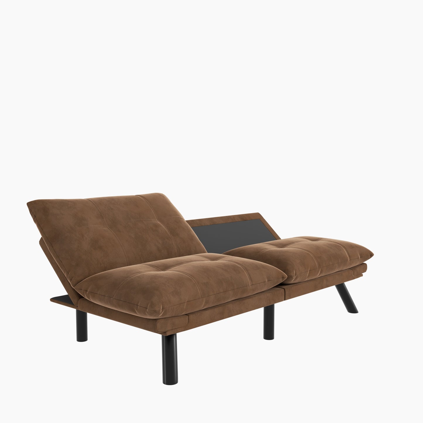 Sofá Cama Moderno Plegable Convertible Marrón