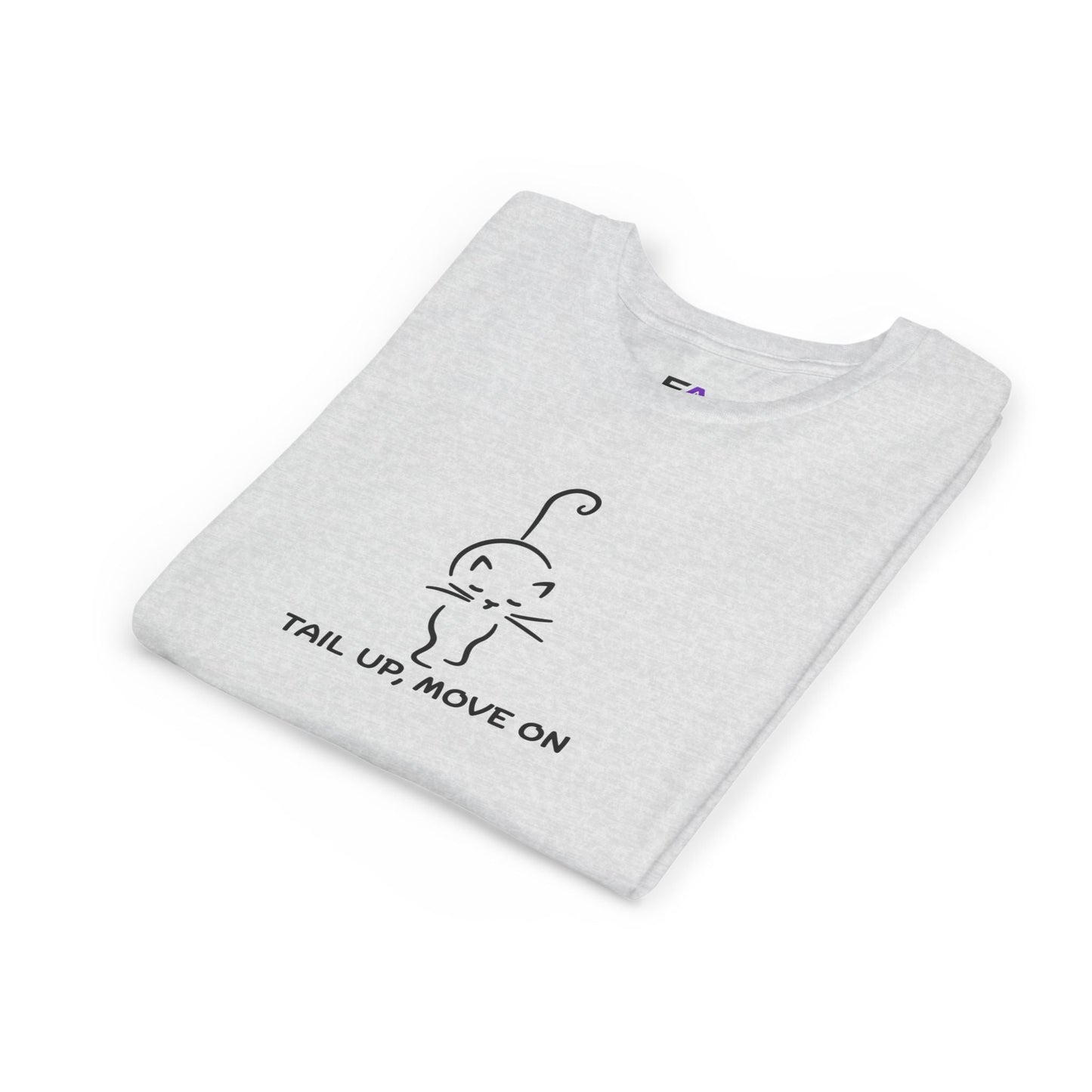 Tail Up, Move On Youth Tee – Small Human, Big Attitude