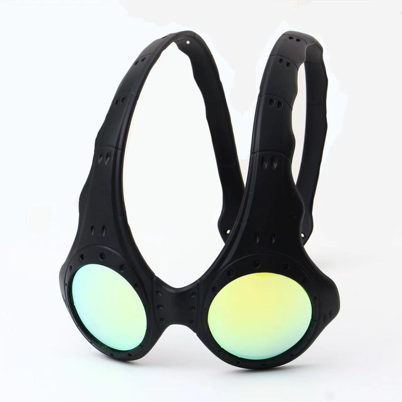 Unisex Over - The - Top Sunglasses. Ideal for outdoor cycling and sports. Fashionable retro - style metal - framed glasses. - Korvel