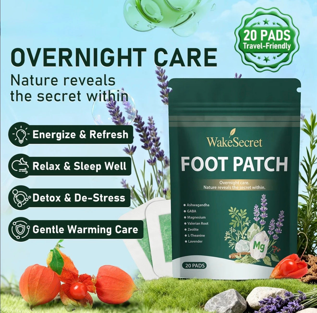 Sleep Detox Foot Patches for Nighttime Comfort