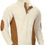 European men's casual stand up collar long sleeved corduroy sweatshirt with pit stripe - Korvel