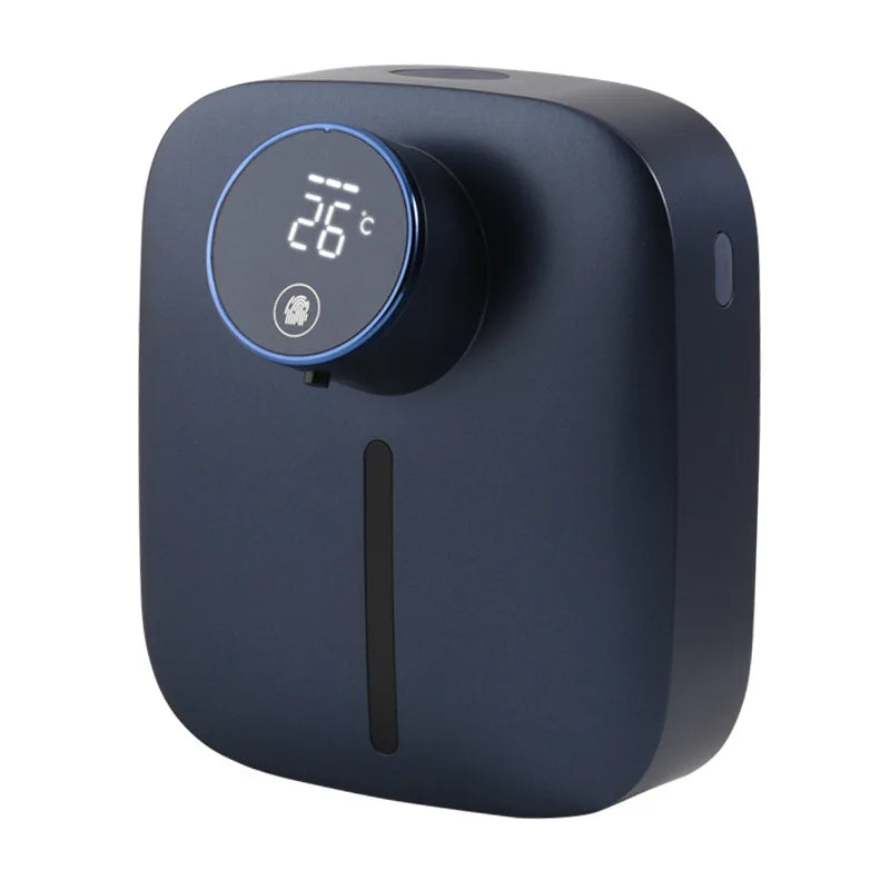 Wall-mounted Automatic Soap Dispenser Multifunctional Infrared Sensor LED Digital Display Touchless Foam USB Rechargeable - Korvel