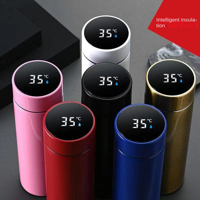 Smart Temperature Measurement Insulated Cup 304 Stainless Steel Water Cup Portable Home Cup Gift Cup Wholesale Engraving - Korvel