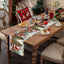 Christmas decoration table flag home fabric tablecloth holiday party tablecloth tea flag Christmas tree print - Korvel