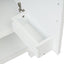 30-Inch White Bathroom Vanity with Ceramic Sink and Versatile Storage - Ideal for Small Bathrooms - Korvel