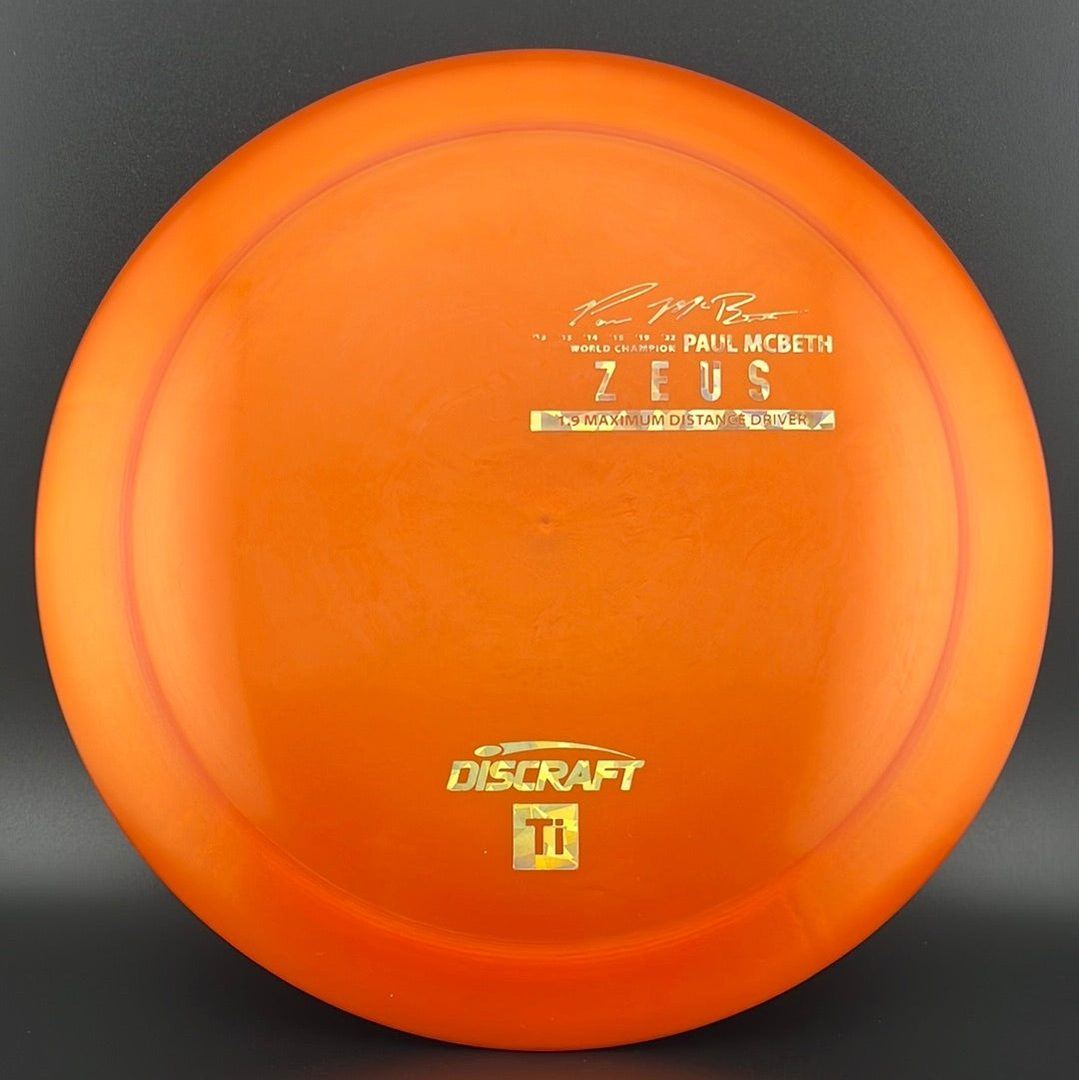Titanium Zeus - Première édition - Disque en édition limitée de Paul McBeth