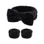 Butterfly Bow Headband & Wrist Strap Set - 3 Pieces