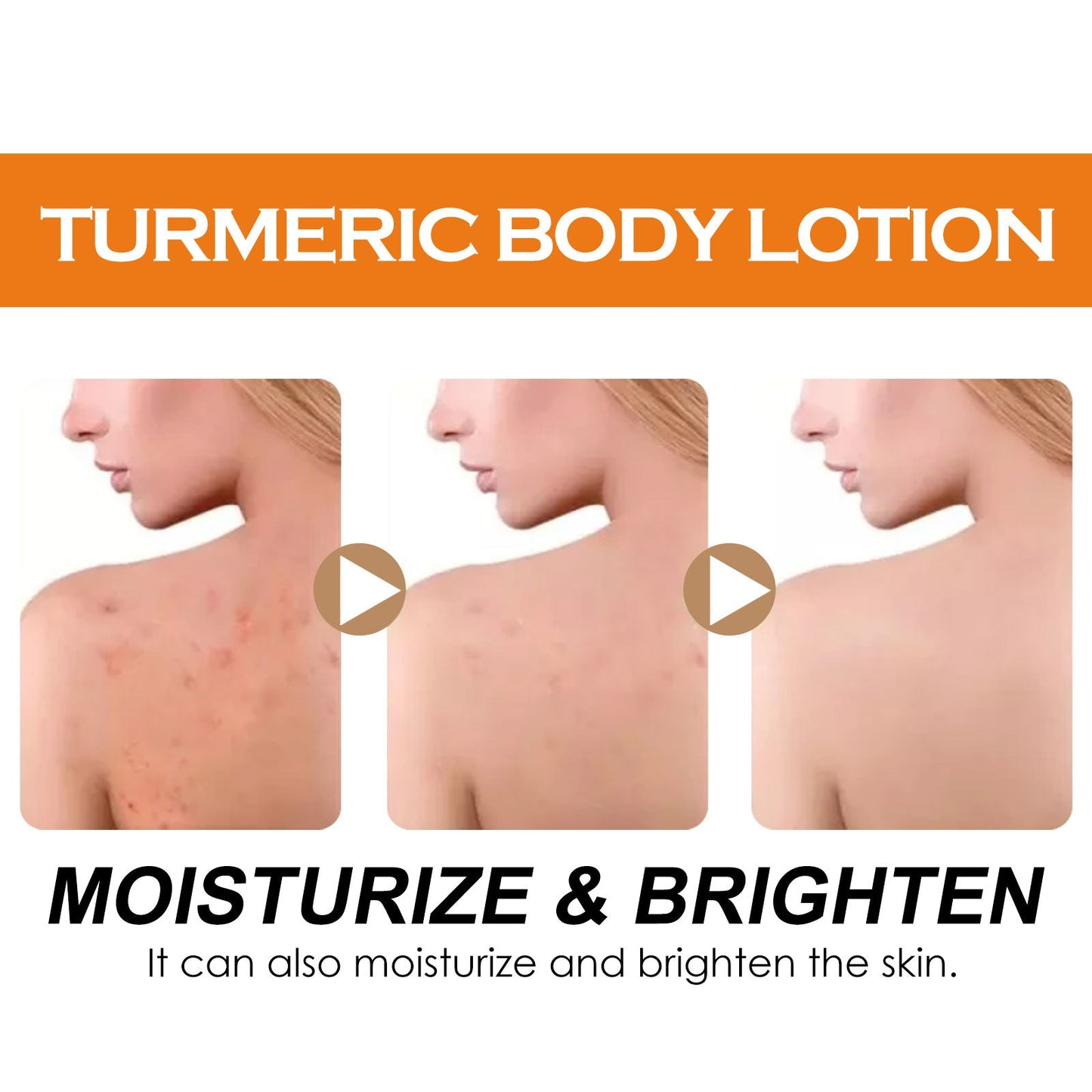 Lotion Corporelle au Curcuma - Soin Hydratant et Éclaircissant