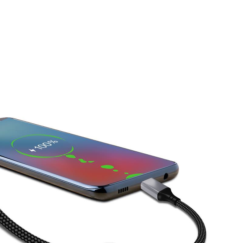 5A Data Cable USB Single Head Type-C Braided Fast Charging Suitable for Xiaomi Apple 15 Phone Data Cable - Korvel