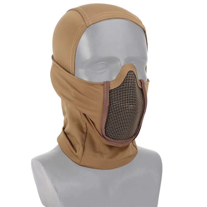 Tactical Full Face Cover Men Balaclava Quick Dry Headwear Face Protection Battle Neck Veil - Korvel