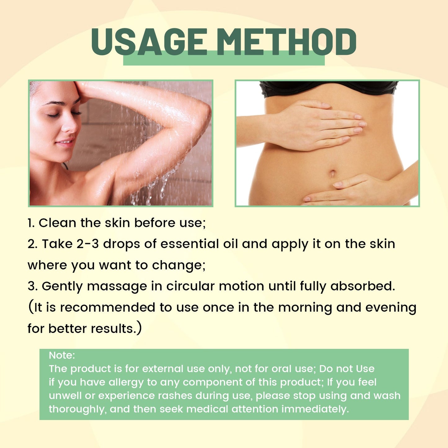 Huile Corporelle Collagène Lift - Traitement de Soins de la Peau Premium