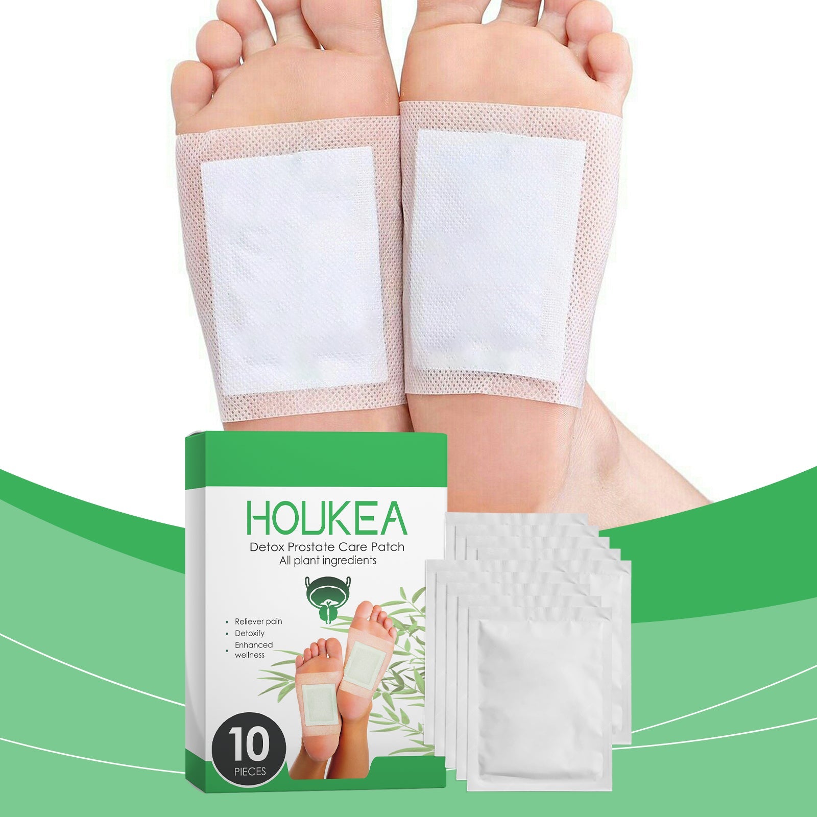 Body Care Foot Patch For Men's Body Relieves Discomfort And Comfort Foot Sole Gentle Ingredient Foot Care - Korvel