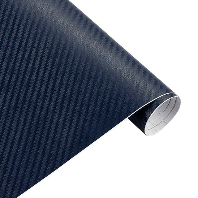 30cmx127cm 3D Carbon Fiber Vinyl Car Wrap Sheet Roll Film Car stickers and Decals Motorcycle Car Styling Accessories Automobiles - Korvel