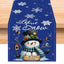 Christmas snowman linen table flag living room dining table decoration tablecloth Christmas restaurant tablecloth coffee table cloth - Korvel
