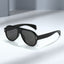 Retro Punk Men Pilot Sunglasses Fashion Rivets Decoration Gradient Eyewear Shades UV400 Women Trending Purple Sun Glasses - Korvel