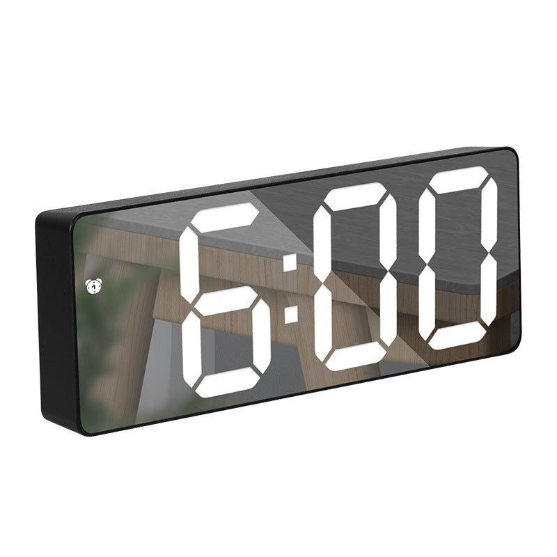 Simple Style LED Electronic Alarm Clock Battery and Plug-in Dual-use Timepiece Yida Time - Korvel