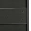 Shoe Cabinet , Shoe storage shelves, Grey - Korvel