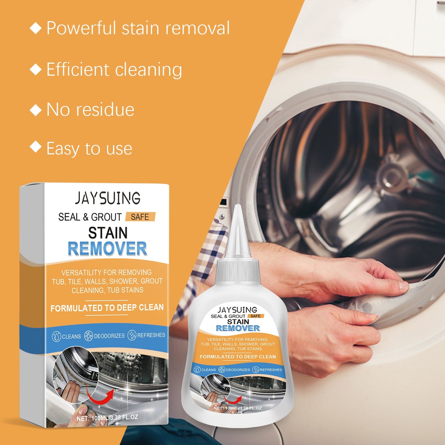 Multi-Functional Tub Cleaner for Stain Removal