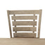 Set of 2 Dining Counter Height Chairs Modern Farmhouse Rustic Look Distressed Design Ladderback Solid Wood - Korvel