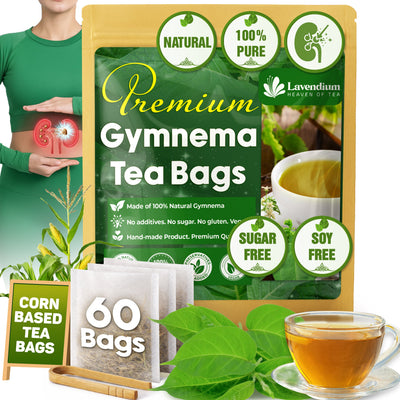 Premium Gymnema Leaf Tea Bags - 100% Natural & Pure