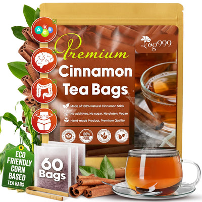 Pure Cinnamon Herbal Tea - 100% Natural & Caffeine-Free