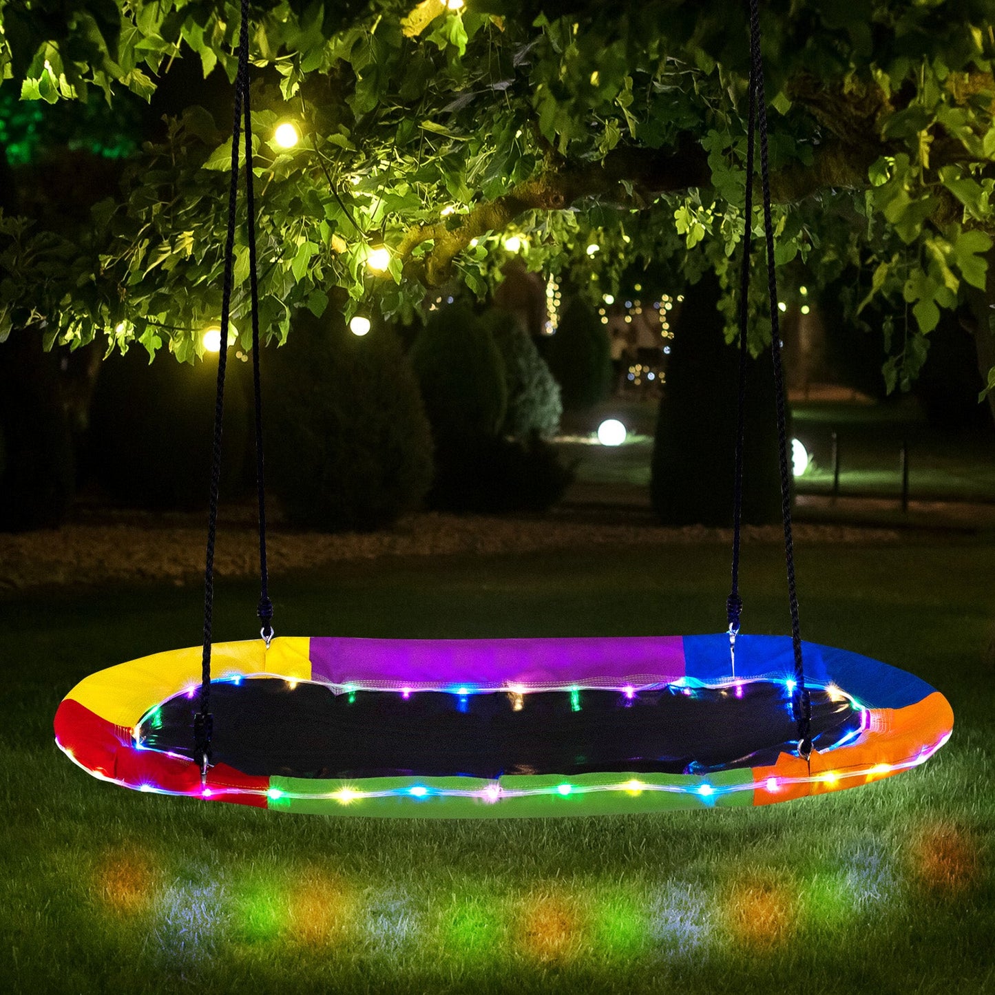 Balancelle LED multicolore de 60 pouces pour tous les âges