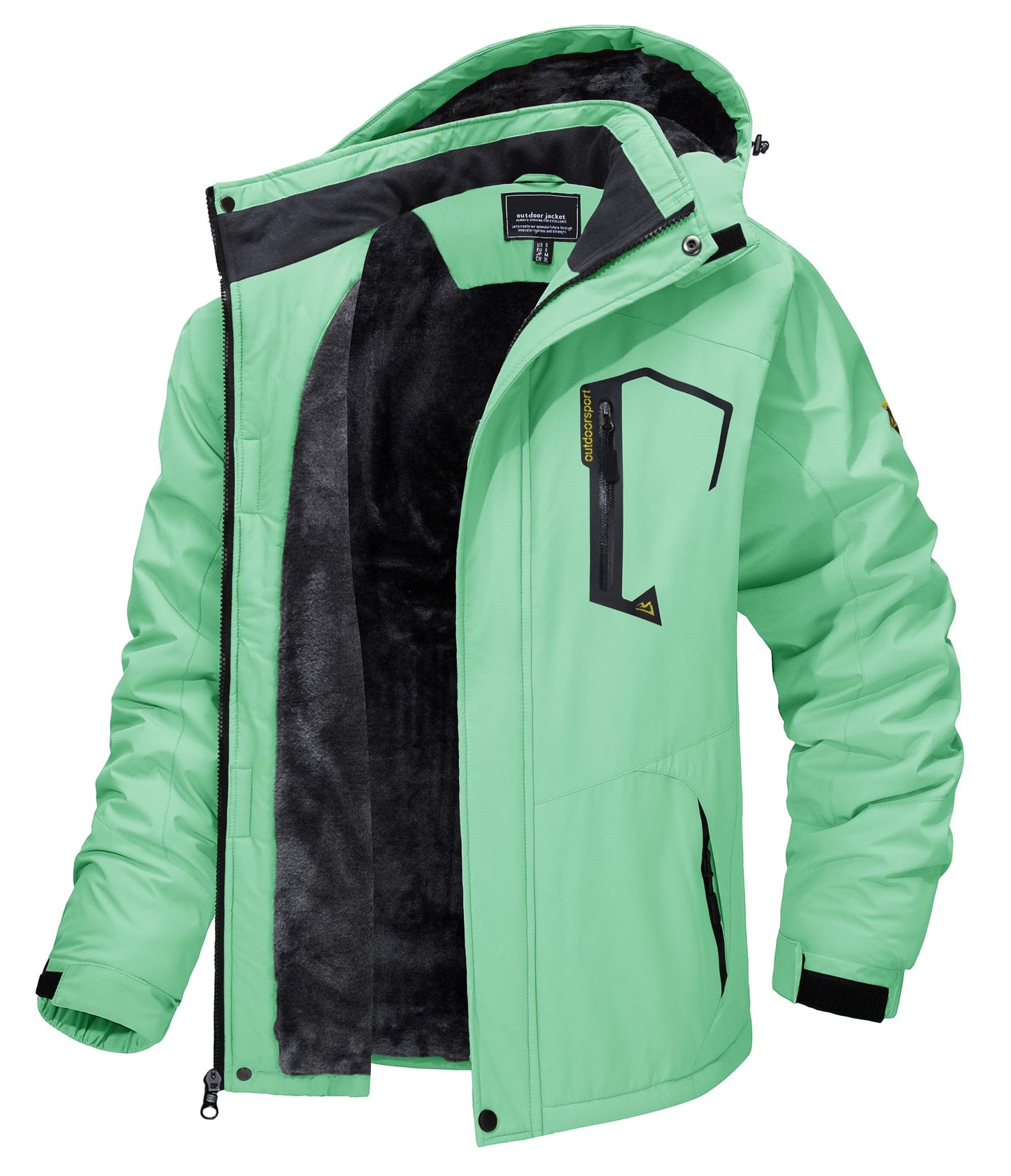 Premium Outdoor Waterproof Winter Jacket with Detachable Hat