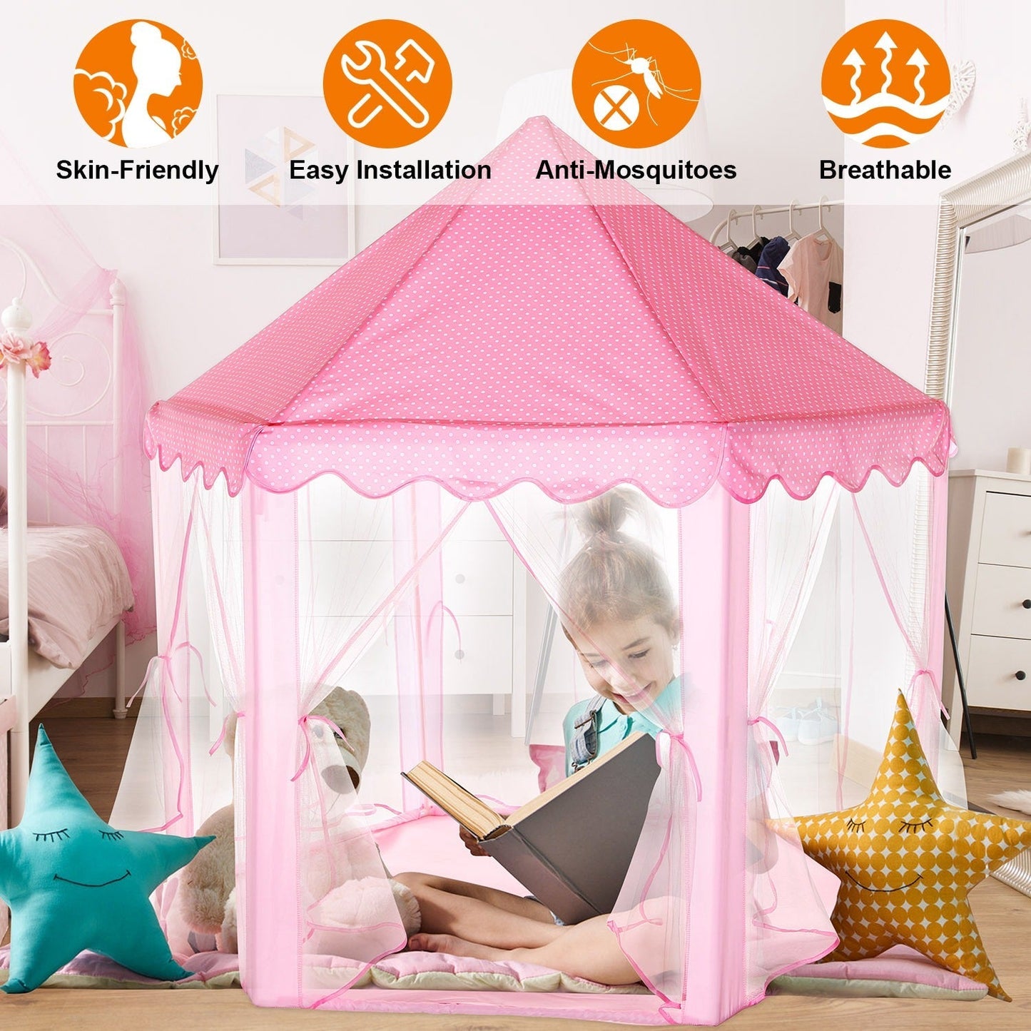 Tente de jeu Princesse GBruno pour enfants