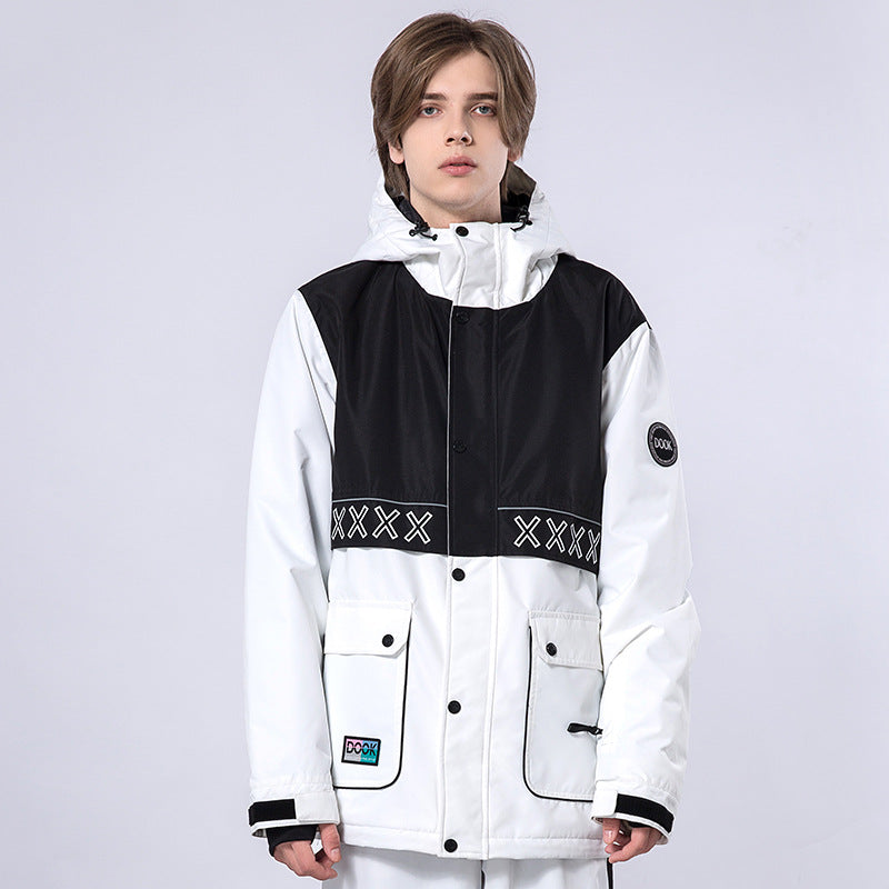 Premium Waterproof and Warm Double-board Ski Jacket