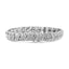 Pulsera de eslabones en chevron de diamantes de plata esterlina .925 - 3.00 Cttw