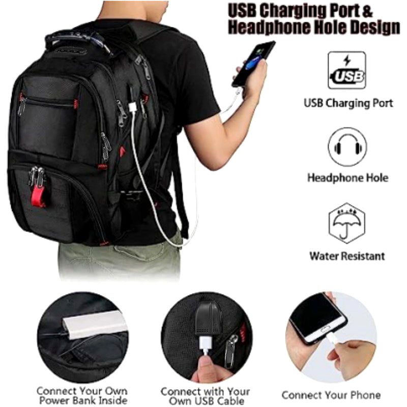 Mochila USB Multifuncional de Gran Capacidad