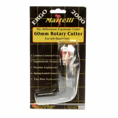 Cutter rotatif Ergo 2000 de 60 mm pour utilisateurs gauchers