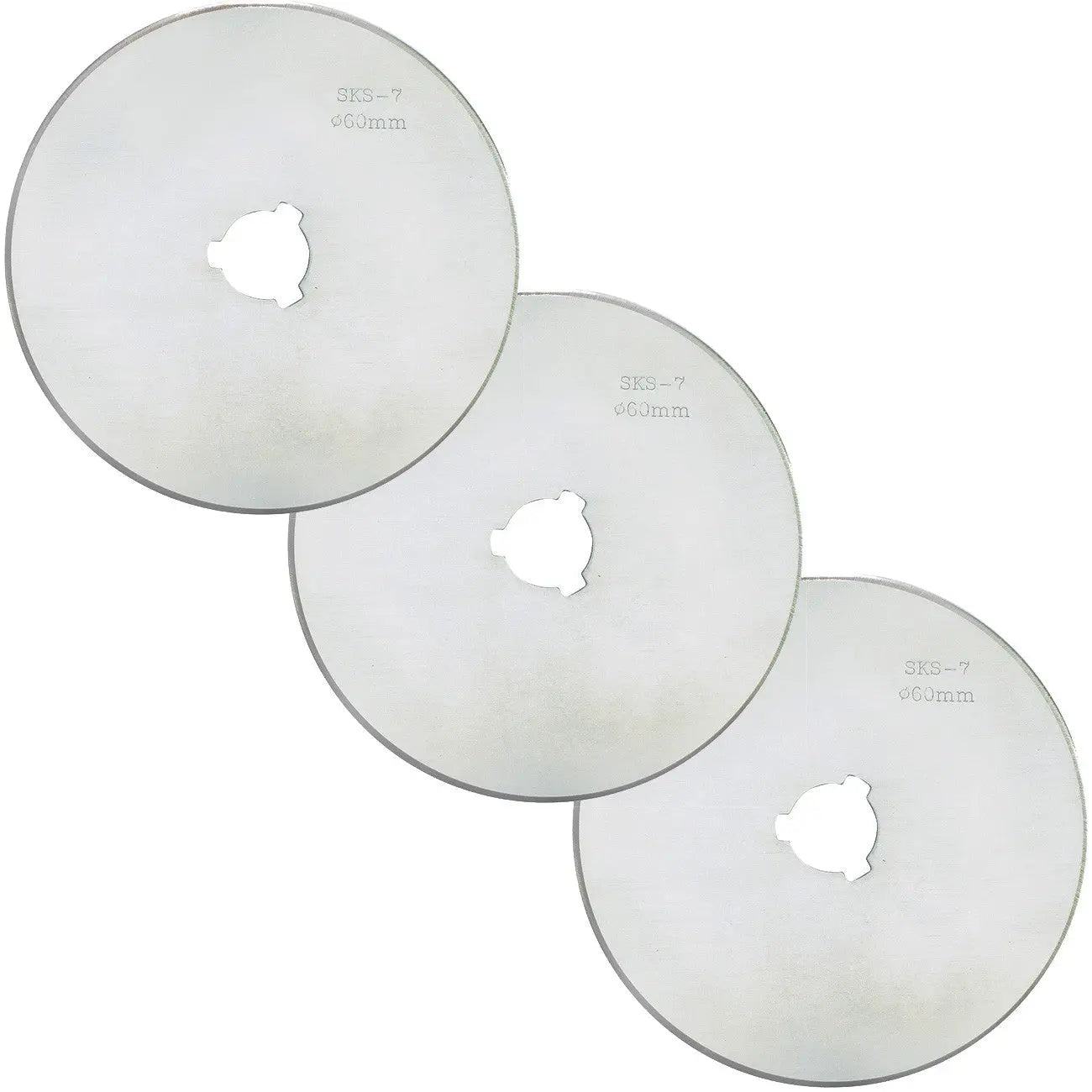Lames de coupe rotatives de remplacement premium de 60 mm - Pack de 3