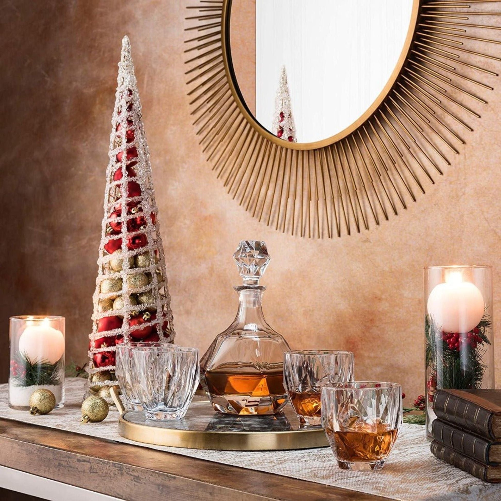 Elegant Diamond Decanter Set for Luxurious Entertaining - Korvel