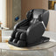 Full body deep tissue massage chair, foot massage, 8 fixed massage rollers, touch screen suitable for 5.1-5.75 feet high (black) - Korvel